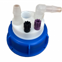 SmartWasteCap Burkle, 1 charcoal cart filter port + 2 entrie