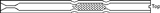 LINER VARIAN 1075/77 4mm ID SPLIT TAPERED FOCUS