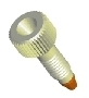 HPLC Metal Fitting w/PEEK Ferrules f/ 1/16" Tubing, Gold