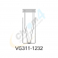 2mL Clear Snap Vial, w/Narrow Tapered 300&micro;L insert, GC