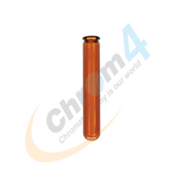1mL Amber Round Bottom Vial 8mm Snap
