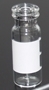 2mL Clear Snap Ring Vial w/Spot & Fused in 300&micro;L insert