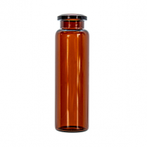 20mL Amber Headspace Vial 23 x 75mm, 20mm Crimp Top