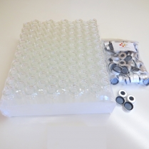 20mL Clear HS Crimp Vial w/20mm Alum Crimp Cap, 3mm Pharmafi