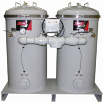 Double Manifold Diesel Fuel Filter/Water Separator with Shut