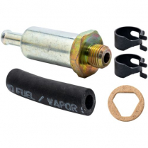 In-Line Fuel Filter with Clamps and Hose