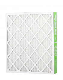 LEED/Green Pleated Air Filters, High Capacity, Synthetic, Beverage Board 10"x 20"x 1"  MERV 15