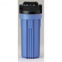 Water & Liquid Housings Single Polypropylene Blue L-10" D-2.5" 3/4" NPT