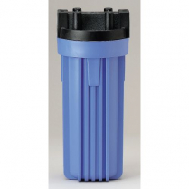 Water & Liquid Housings Single Polypropylene Blue L-10" D-2.5" 3/4" NPT