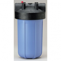Water & Liquid Housings Single Polypropylene Blue L-10" D-4.0" 1.0" NPT