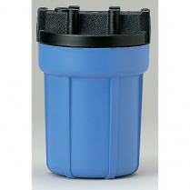 Water & Liquid Housings Single Polypropylene Blue L-5" D-2.5" 0.375" NPT