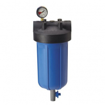 Water & Liquid Housings Single Bag Housing Polypro Blue L-5" D-2.5" 0.375" NPT