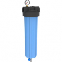 Water & Liquid Housings SIngle Bag Filter Polypropylene Blue L-20" D-4.0" 1.5 NPT