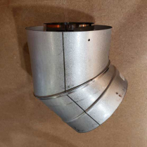 Excel Direct Elbow 45 Degree. 5" Gal.