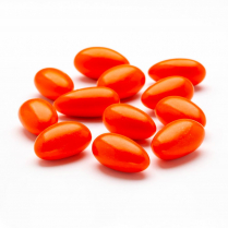 Jordan Almonds, Vibrant Orange, Standard