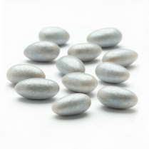 Jordan Almonds, Shimmer Silver, Standard