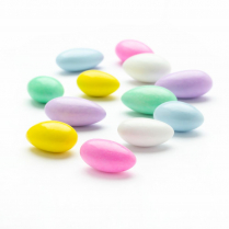 Jordan Almonds, Assorted,  25 lbs Standard