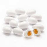 Jordan Almonds, White, Party, 25#