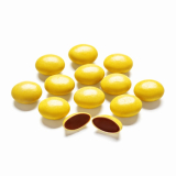 Candy Coated, Chocolate Buttons, Yellow, Nothing Artificial