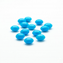 Candy Coated, Chocolate Buttons, Caribbean Blue