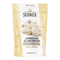 White Jordan Almonds, 16 oz.