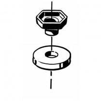 1965-66 Convertible Top w/s Fasteners