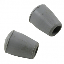 1965-69 Sunvisor Tips without inside rib