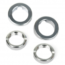 1964-65 Windshield Wiper Bezel & Nut Kit
