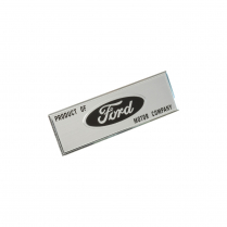 1965-66 Scuff Plate Emblem