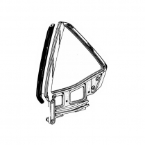 1965-68 Coupe Quarter Window Vertical w/s - Foreign