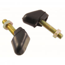 1965-70 Fastback Fold Down Rear Seat to Floor Stop Bumpers