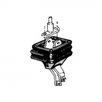 1965-68 3 Speed Lower Shift Boot