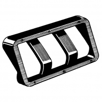 1967-68 Tail Light Housing to Body Seal 