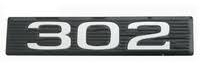 1969 302 Hood Scoop Plate