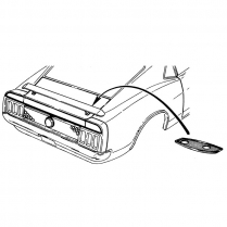 1969-73 Rear Spoiler Gaskets
