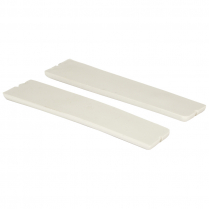 1969 Deluxe Door Panel Pull Cup Inserts - White