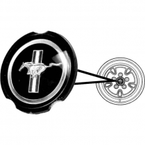 1970-73 Simulated Hub Cap Emblem