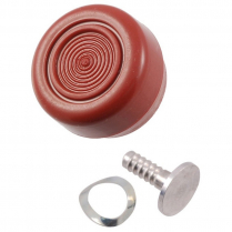 1968-72 Interior Window Crank Knob - Vermillion