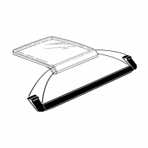1981-88 T-top to Panel Door Window w/s LH