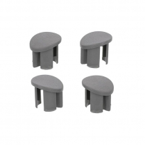 1987-93 Arm Rest Plugs - Smoke Gray