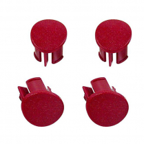 1987-93 Arm Rest Plugs - Scarlett Red