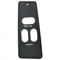 1987-93 Coupe & H/B Window & Door Switch Plate LH