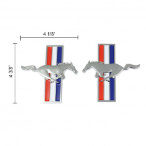 2005-14 Running Horse Fender Emblems