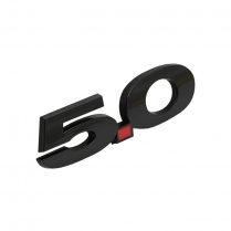 2011-14 5.0 Fender Emblem - Black Chrome
