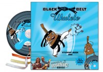BLACK BELT UKULELE Student Book 1 with Online App & BELTS