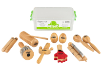 WOODEN RHYTHM INSTRUMENTS SET 10-Piece