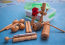 WOODEN RHYTHM INSTRUMENTS SET 10-Piece