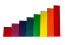 Music-Go-Rounds MINI WRITE-ON BLANKS in Boomwhacker colors