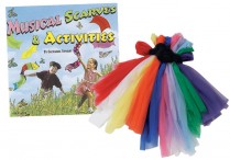 MUSICAL SCARVES & ACTIVITIES Audio Download & 12 Rainbow Scarves