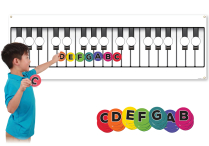 Music-Go-Rounds ALPHADOTS Set 2 & Giant KEYBOARD WALL CHART